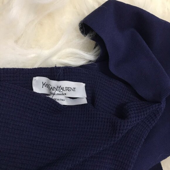 Yves Saint Laurent Silk Mini Dress 0277 - Picture 2 of 6